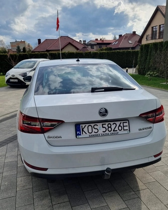 Skoda Superb cena 99500 przebieg: 81000, rok produkcji 2018 z Oświęcim małe 79